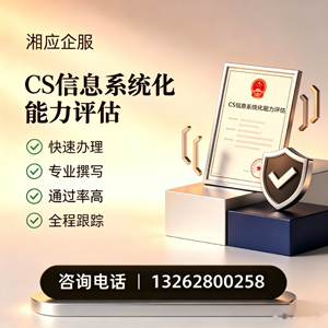 山西CS信息系统化能力评估申报服务