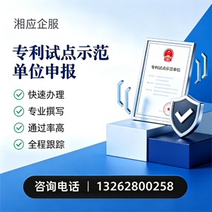 山西专利试点示范单位申报服务