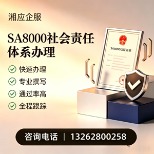 山西SA8000社会责任体系认证服务